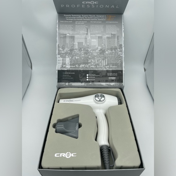 New CROCS Professional Premium IC Blow Dryer White - Picture 1 of 16
